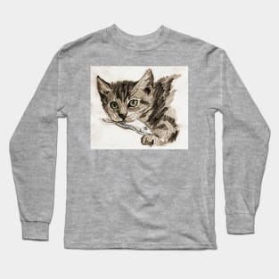 Fisherman's Cat Long Sleeve T-Shirt